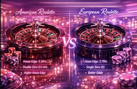 American Roulette vs Europees Roulette