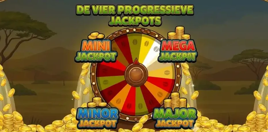 De Vier Progressieve Jackpots