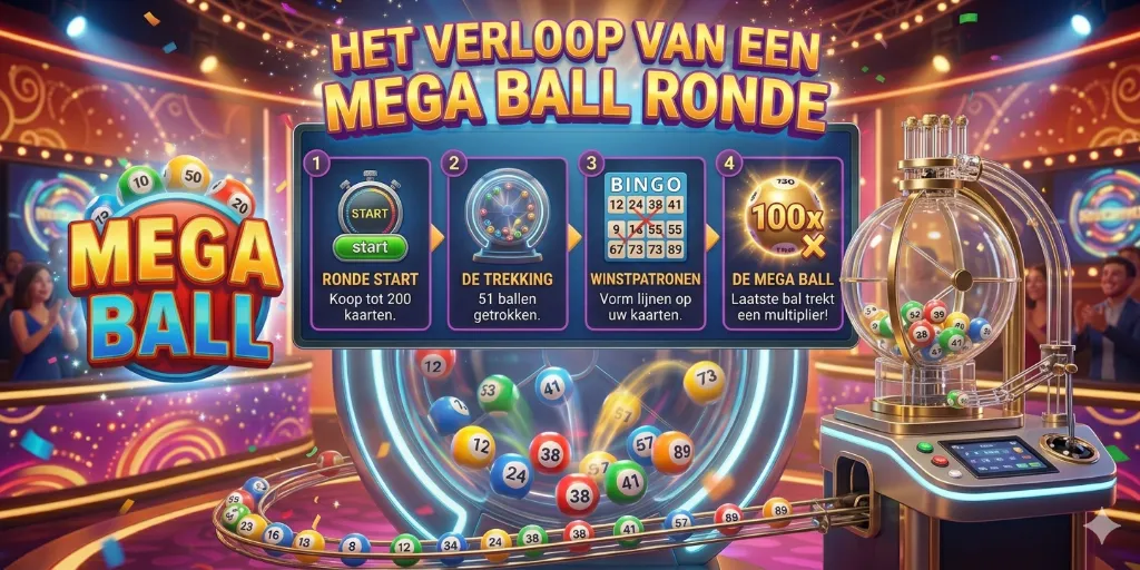 Het Verloop van Een Mega Ball Ronde