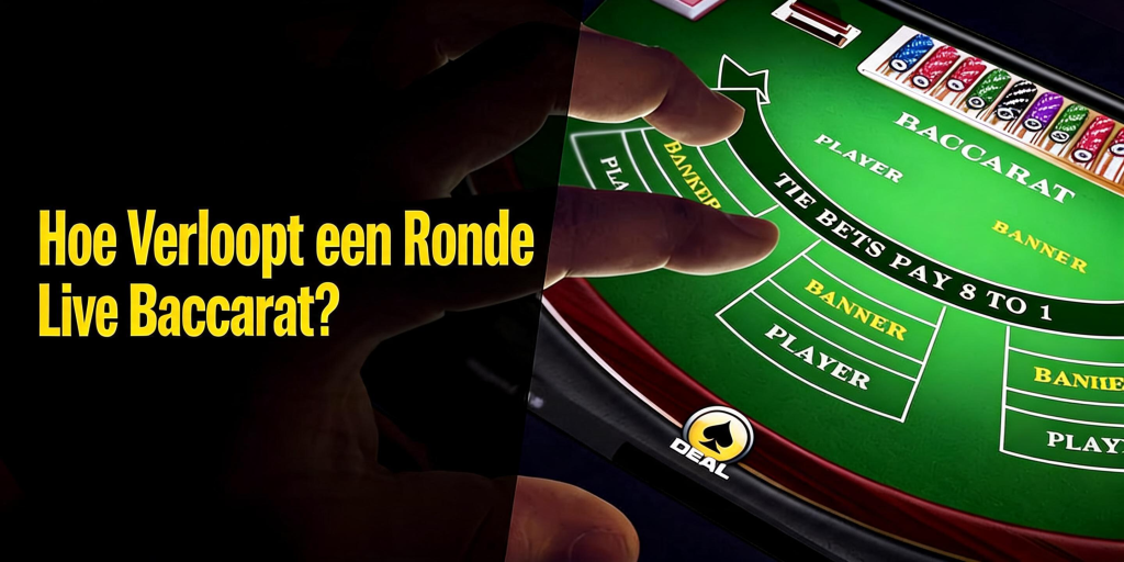 Hoe Verloopt een Ronde Live Baccarat?
